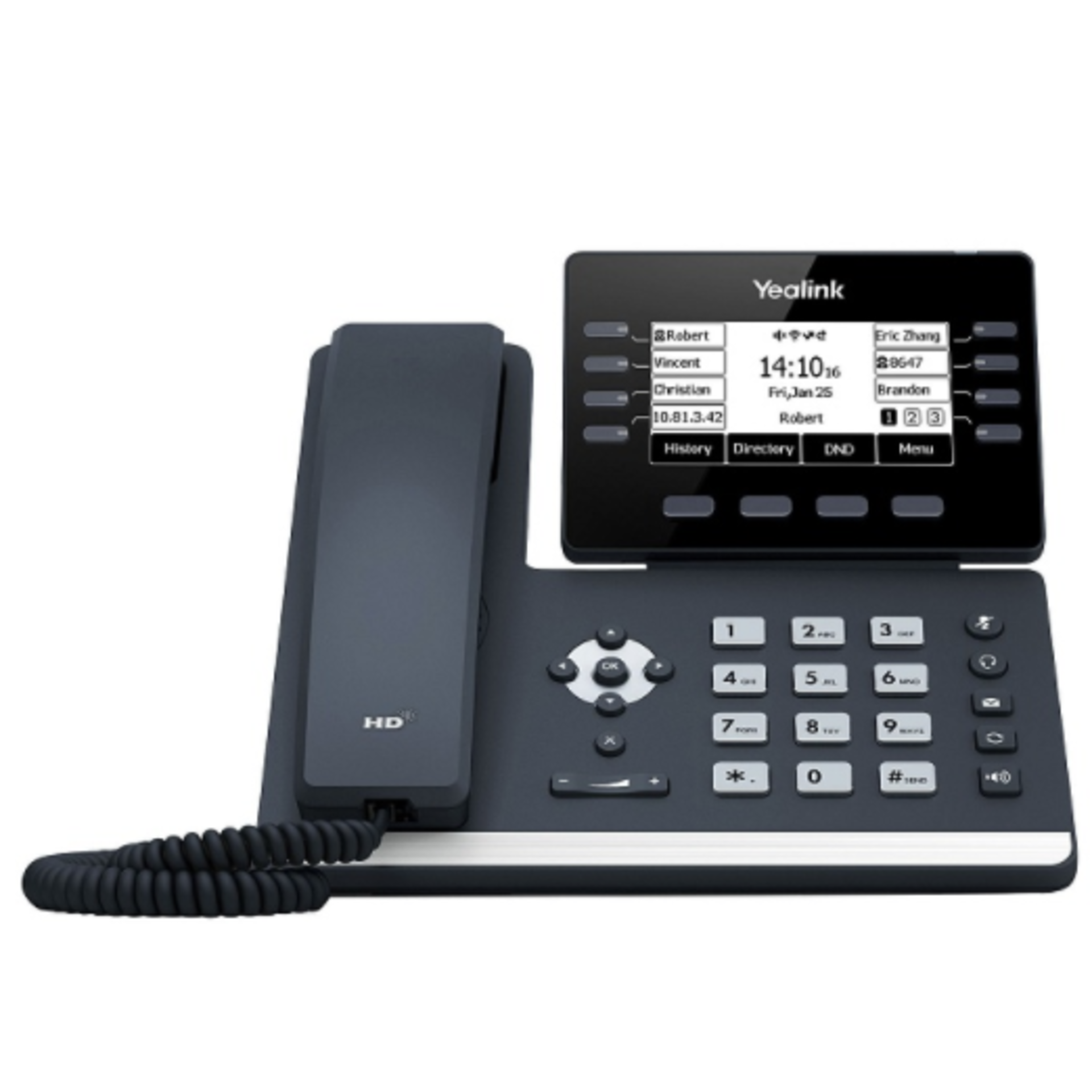 IP-телефон Yealink SIP-T53, 12 аккаунтов, USB, GigE, без БП в Максэлектро