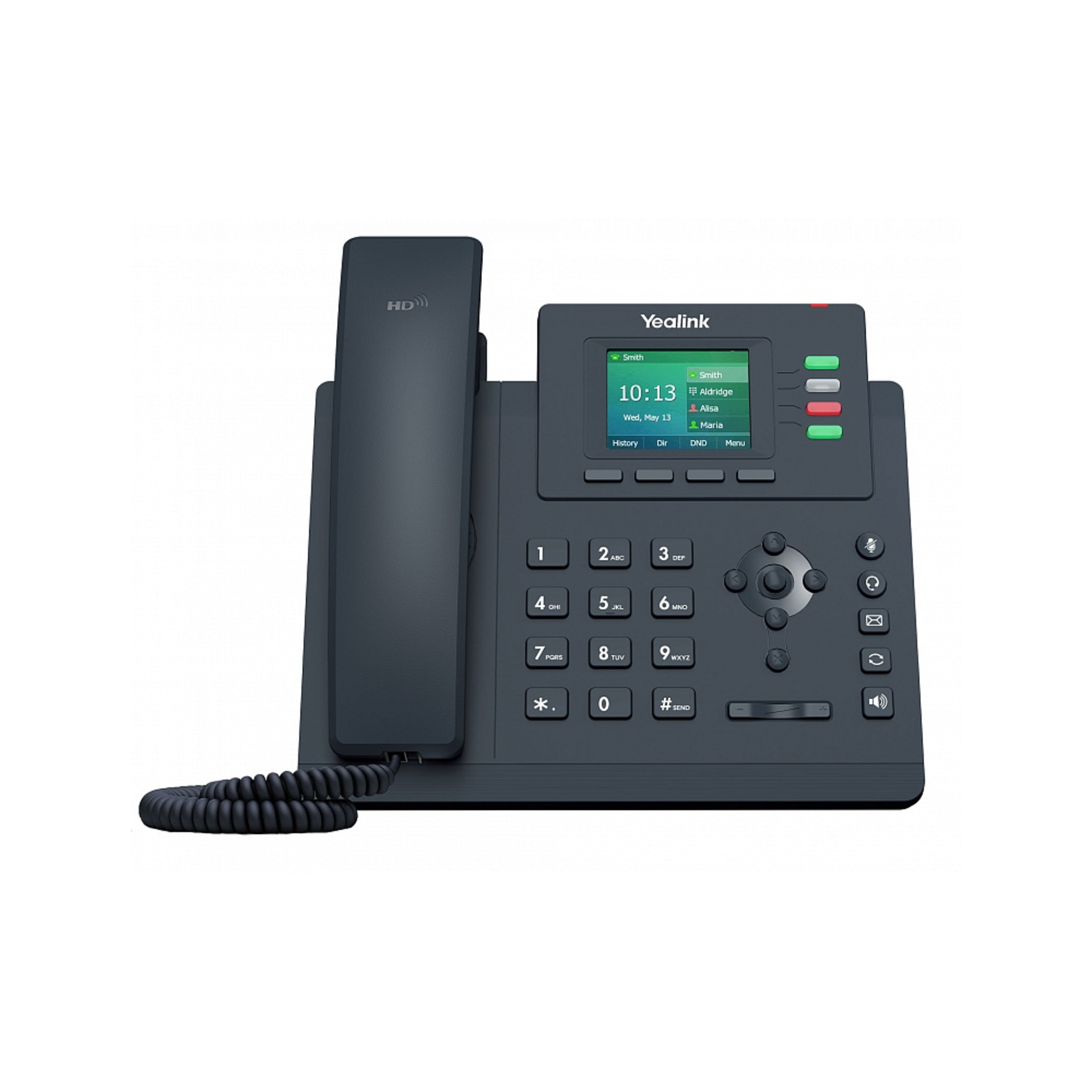 IP-телефон Yealink SIP-T33P, цветной экран, 4 аккаунта, PoE в Максэлектро