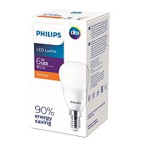 Лампа светодиодная Ecohome LEDLustre 6-60W E14 827 P45NDFR Philips 929002273937 в Максэлектро