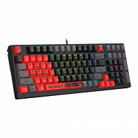 Клавиатура A4Tech Bloody S98 механическая красный/черный USB for gamer LED (SPORTS RED) в Максэлектро