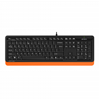 Клавиатура + мышь A4Tech Fstyler F1010 клав:черный/оранжевый мышь:черный/оранжевый USB Multimedia (F в Максэлектро