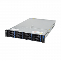 Сервер SNR-SR2212RS, 1x4208, 2x32GB DDR4, 12x18TB SAS HDD 3.5", 9361-8i 2GB, BBU, 4x10GBase-X LAN, 1GBase-T IPMI, 2x1200W, Rails в Максэлектро