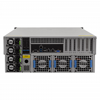 Серверная платформа SNR-SR4210GPU, 4U, Scalable, DDR4, 4xHDD, 10xGPU резервируемый БП в Максэлектро