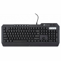 Клавиатура Оклик 715G черный USB Multimedia for gamer LED (1680657) в Максэлектро
