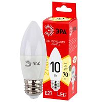 Лампа светодиодная LINE LED B35-10W-827-E27 R B35 10Вт свеча E27 тепл. бел. ЭРА Б0052377 в Максэлектро