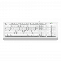Клавиатура + мышь A4Tech Fstyler F1010 клав:белый/серый мышь:белый/серый USB Multimedia (F1010 WHITE в Максэлектро