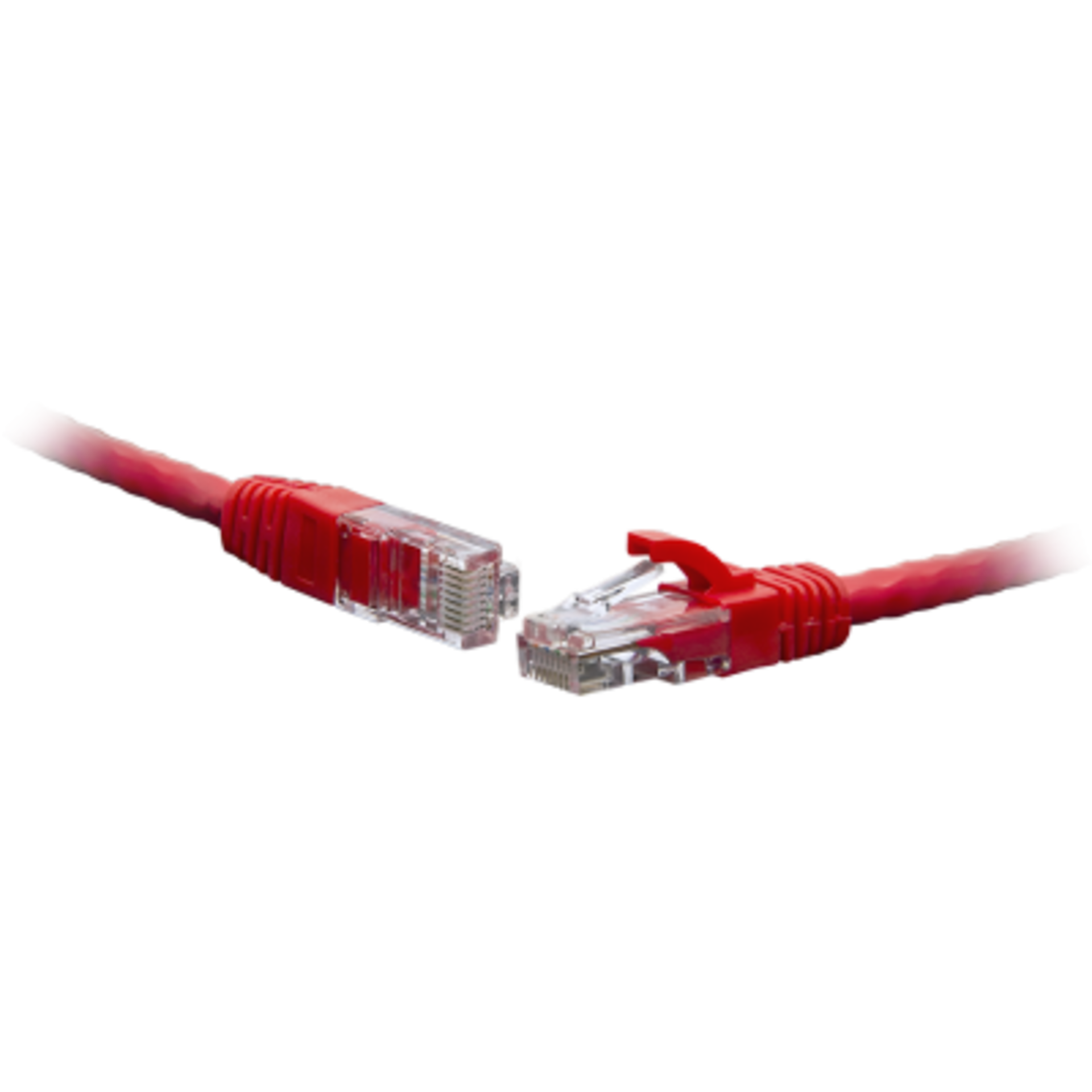 Коммутационный шнур U/UTP 4-х парный cat.5e 2.0м PVC standart красный в Максэлектро