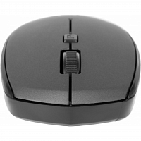 Мышь Оклик 488MW черный/серый оптическая (1600dpi) беспроводная USB для ноутбука (4but) в Максэлектро