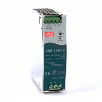 SDR-120-12 Блок питания на DIN-рейку, 12В, 10А, 120Вт Mean Well в Максэлектро