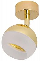 Светильник 4011 настенно-потолочный под лампу GX53 золото IEK LT-USB0-4011-GX53-1-K22 в Максэлектро