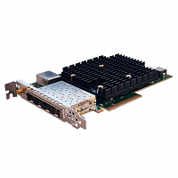 Адаптер Silicom Cassino, Quad SFP28 Port 25 Gigabit Ethernet PCI Express FPGA card, HW IEEE1588/PTP в Максэлектро