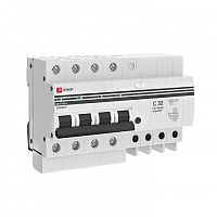 Выключатель автоматический дифференциального тока 4п 32А 100мА АД-4 PROxima EKF DA4-32-100-pro в Максэлектро