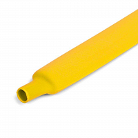 Трубка термоусадочная ТУТ (HF)-6/3 желт. (уп.100м) КВТ 82924 в Максэлектро