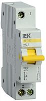 Выключатель-разъединитель трехпозиционный 1п ВРТ-63 25А IEK MPR10-1-025 в Максэлектро